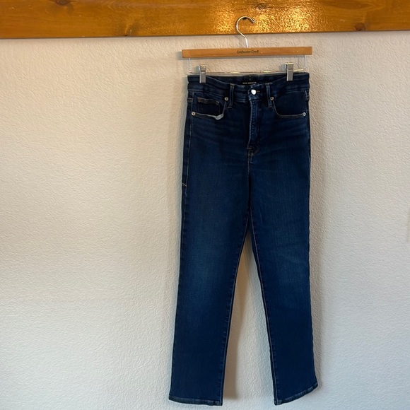 Good American Skinny Jeans Blue Denim Size 6/28 - Picture 3 of 10